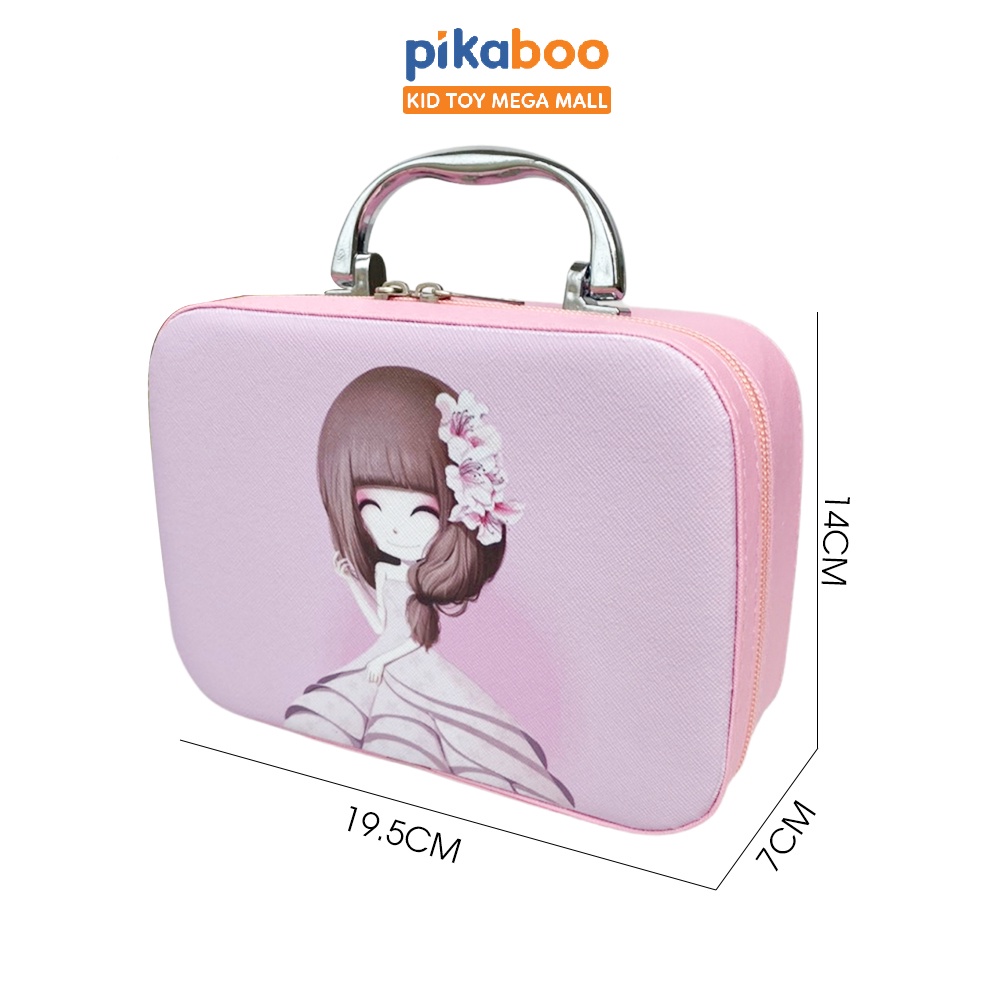 Ảnh Đồ chơi trang điểm cho bé gái Pikaboo, bộ vali và máy ảnh trang điểm cao cấp, an toàn, dễ làm sạch 3