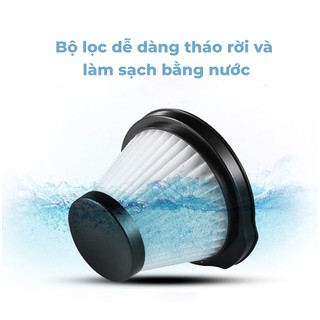 [Tặng Bộ 9 Đầu Hút] Máy hút bụi cầm tay Qcooker 18000Pa, công suất 650W BẢN QUỐC TẾ, Hút sạch lông tóc, bụi mịn