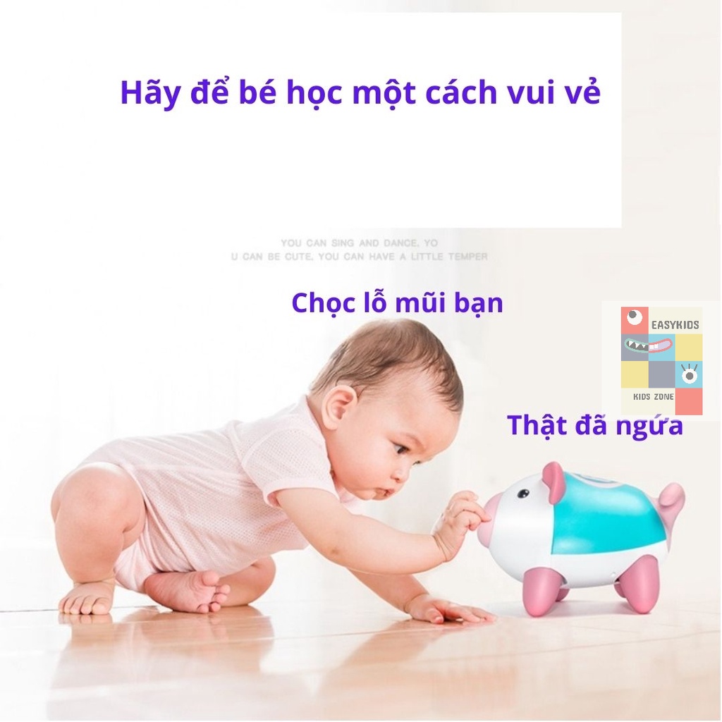 Đồ chơi cảm ứng thông minh cao cấp Jump Hero, Heo nhảy múa nhiều chế độ