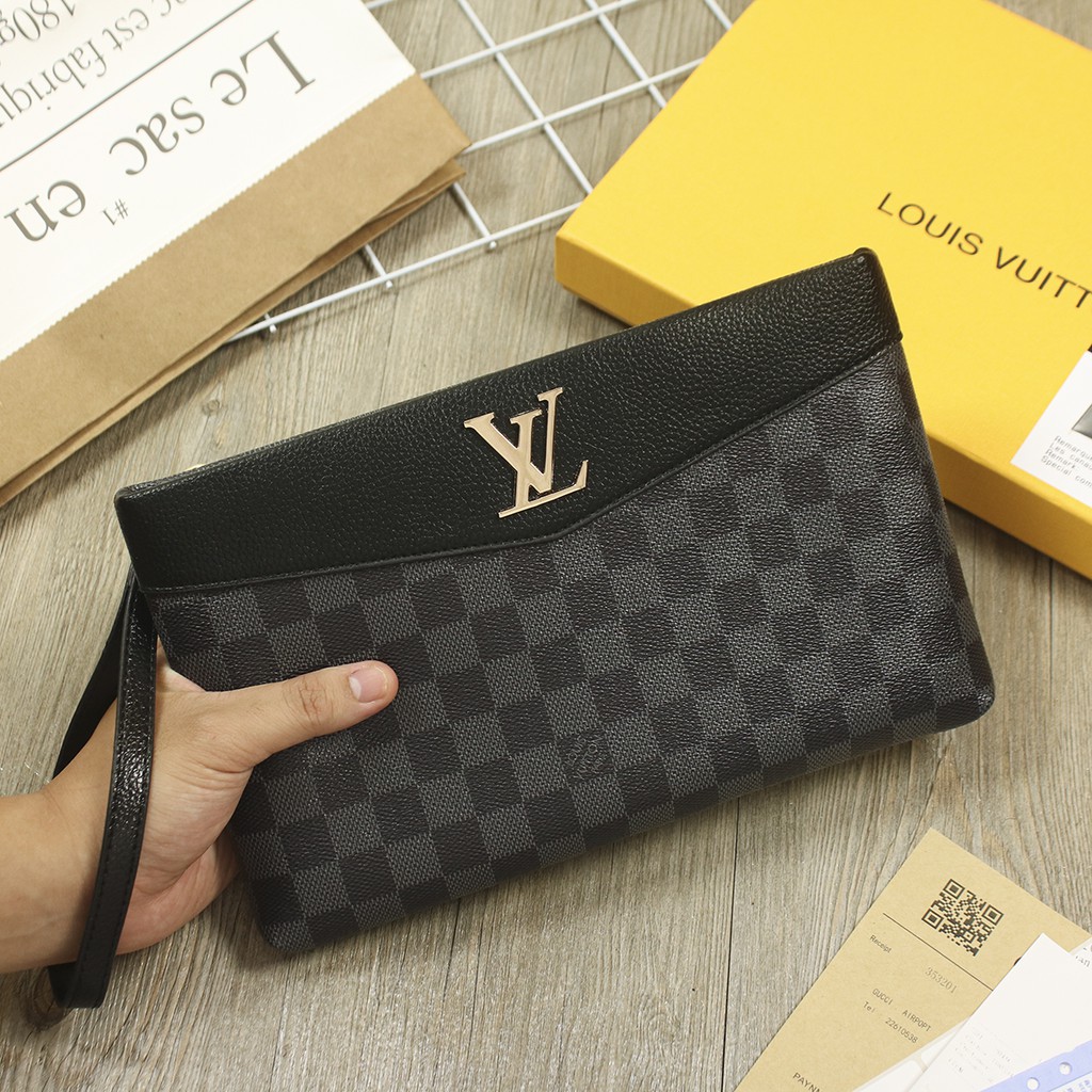 Túi cầm tay LV Thames(clutch cầm tay nam&nữ )hàng super sz25cm đẹp