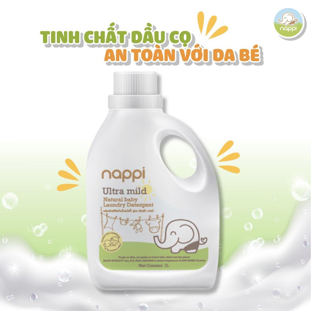 Ảnh Combo 3 CHAI Nước giặt dầu cọ Nappi 1000ml 3