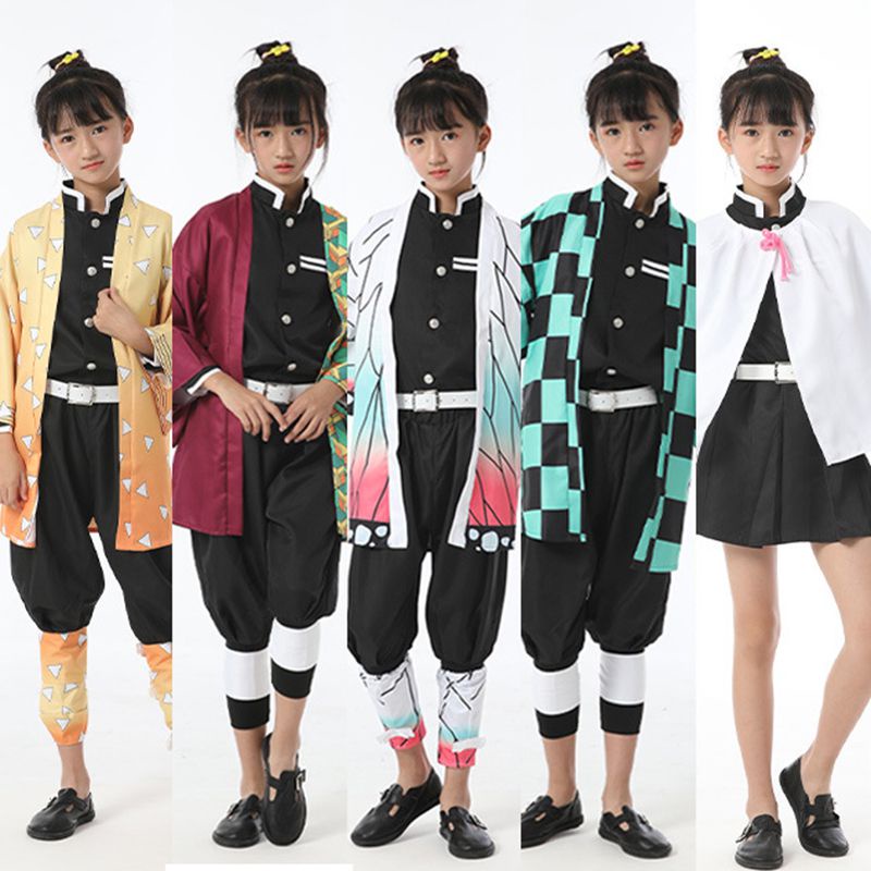 Hãy cho trẻ em của bạn sẵn sàng cho lễ hội với Demon Slayer Kimetsu No Yaiba Kamado Nezuko Áo choàng trẻ em Kimono Cosplay
