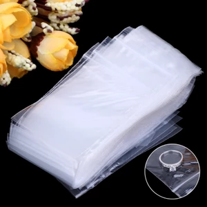 100 Túi đựng đồ trong suốt có khóa zip 4cmx6cm
