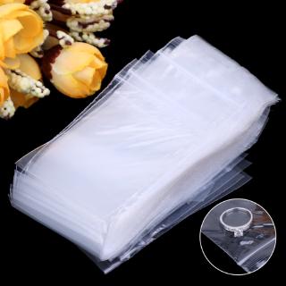 100 Túi đựng đồ trong suốt có khóa zip 4cmx6cm