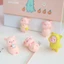 Mô hình heo nhỏ, tiểu cảnh dễ thương bày bàn học, chậu cây, tủ sách