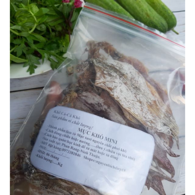 Combo 20 Con Mực Khô MiNi Ninh Thuận | Shopee Việt Nam