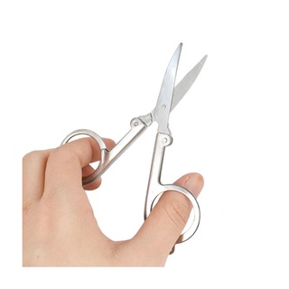 Kéo gấp gọn mini bỏ túi khi đi du lịch, kéo cắt tỉa lông mũi mini có thể gấp gọn tiện lợi