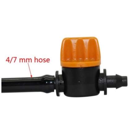 Gía Sỉ Bịch 100 Van Sino Khóa Ống LDPE 6mm 2 gài