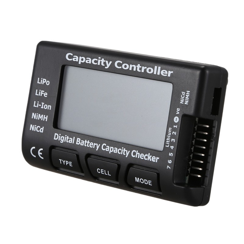 2.1 "RC Cell Meter-7 Bộ kiểm tra dung lượng pin kỹ thuật số / Bộ điều khiển cho NiCd / NiMH / LiPo / LiFe / Li-ion