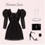 ĐẦM ĐEN NHẤN NGỰC SANG CHẢNH - EMERSON DRESS
