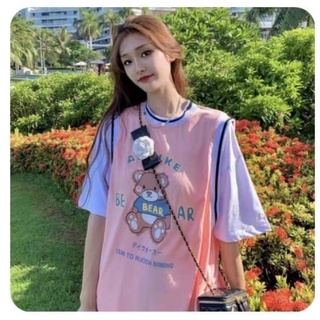 [RẺ VÔ ĐỊCH]Áo Thun bóng Chày Pha Tay Siêu Xinh Form Thụng Tay Lỡ