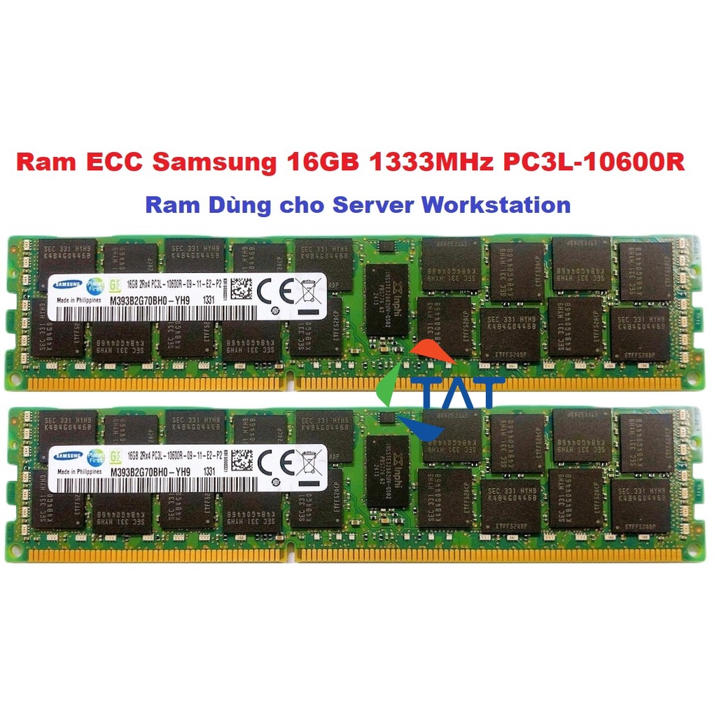 Barrette Serveur Testée Garantie 30 Jours RAM Mémoire Serveur 24GB (3x8GB) DDR3 PC3-10600R ECC Reg - Pour HP ProLiant DL380 G7 - Occasion Ram Ddr3