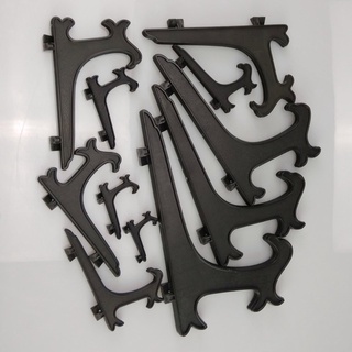 Black Plastic Easel Plate Display Stand Picture Frame Photo Pedestal CHolder