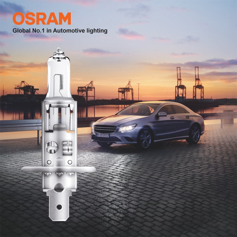 Bóng Đèn Halogen OSRAM Original Dùng Cho Xe Oto Chân H1 64150-01B 12V 55W - 3200K 1550LM
