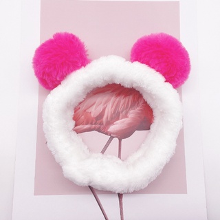 Băng đô rửa mặt bờm cài tóc turban dễ thương cute tai thỏ mèo tuần lộc gấu vải nhung nơ cho bé gái nam nữ #bangdocaitoc