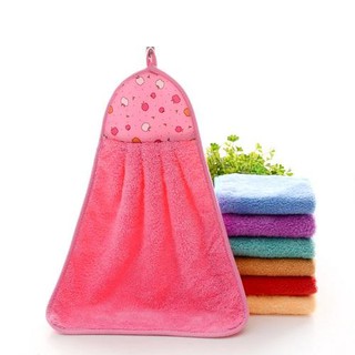 SET 6 KHĂN LAU TAY CÓ MÓC TREO DÙNG CHO NHÀ BẾP - Khăn Lau Tay Đa Năng Tiện Dụng Chất Liệu Cao Cấp Thấm Hút Tốt