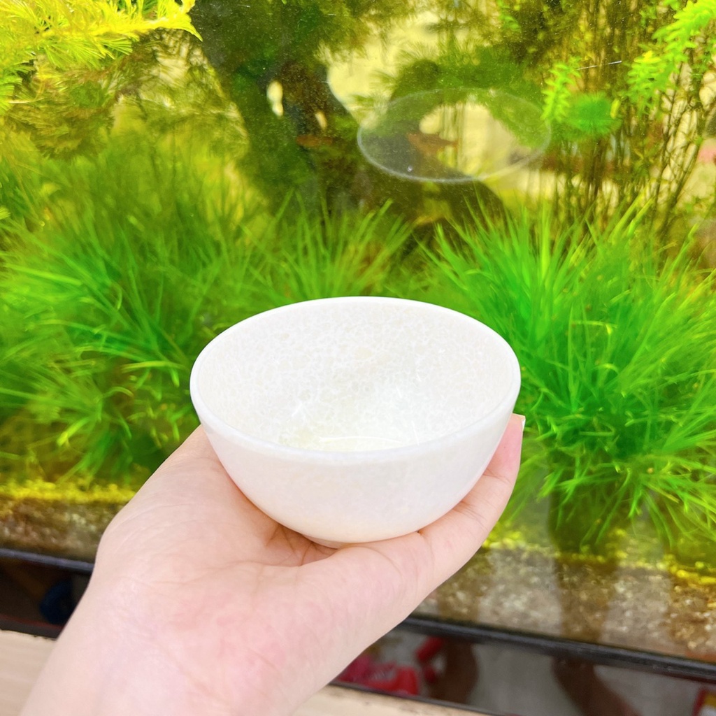 Chén nhỏ nhựa Melamine (CO09)  Vân Đá Trắng -size Ø9 x 5 cm  Chén chè nhỏ