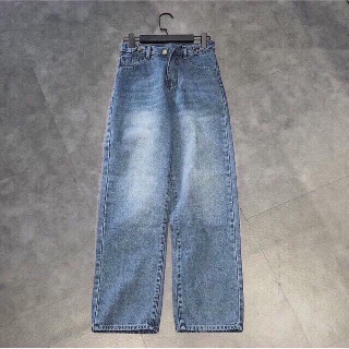 Quần Jeans Ống Rộng SIMPLE JEANS Xanh Đậm Unisex QuanJean952_P0K18