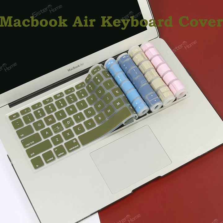 Miếng Dán Bàn Phím Làm Từ Silicon Màu Trơn Cho Macbook Air 13.3 2020 M1 A2337 A2179 A1932 Macbook Air 13 A1369 A1466