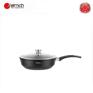 [LIFEMCMBP4 -12% đơn 250K] Chảo chống dính cao cấp đáy từ Elmich Peek Linie size 24/26/28cm Limited Made in Czech