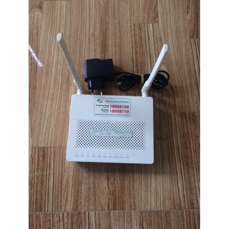 Modem Phát WIFI quang Viettel HG8045A 2 râu và 4 cổng LAN Modem Chính