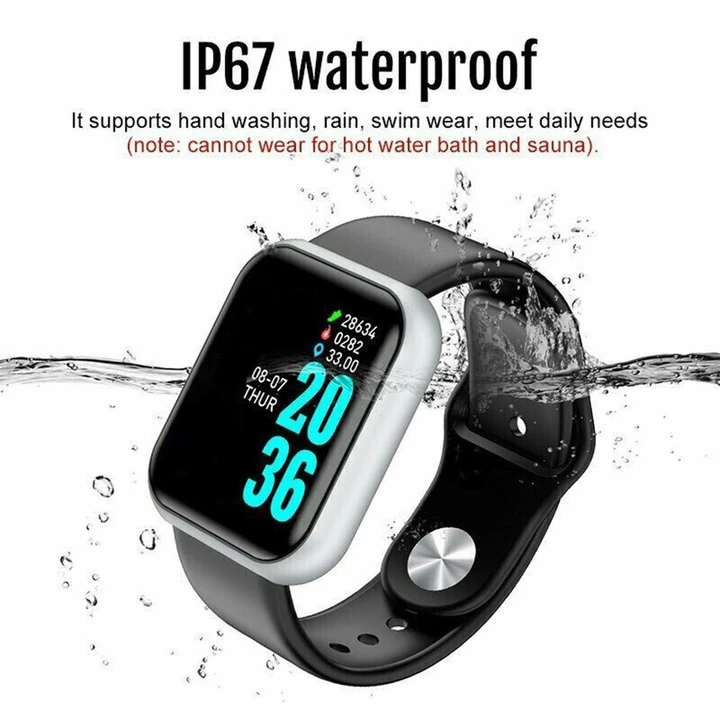 Men's Blood Pressure Smartwatch Bluetooth Y68 D20 – 3