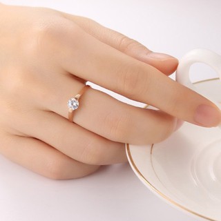 Nhẫn titanium 1 hột BHN62
