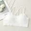 PS1 bralette Áo Ren Đẹp Lưng Bọc Ngực Ống top Nữ Thanh Thiếu Niên Áo Ngực Cho Bé Gái Trẻ Em sling liền mạch một mảnh th