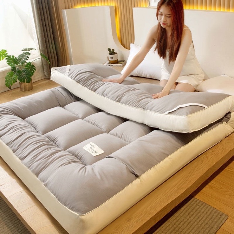 Ảnh Tấm Làm mềm đệm Topper Bo Decor phối mẫu mới 2024 dày dặn Chất liệu Cotton 2