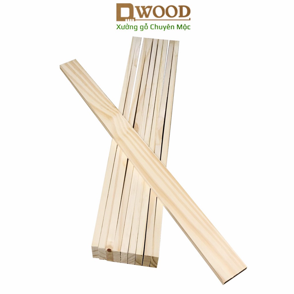 Ảnh Nan gỗ thông Dwood 500x40x10 thanh gỗ thông mới 3