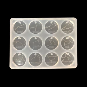 Khuôn silicon cho làm nữ trang hình 12 chòm sao DIY