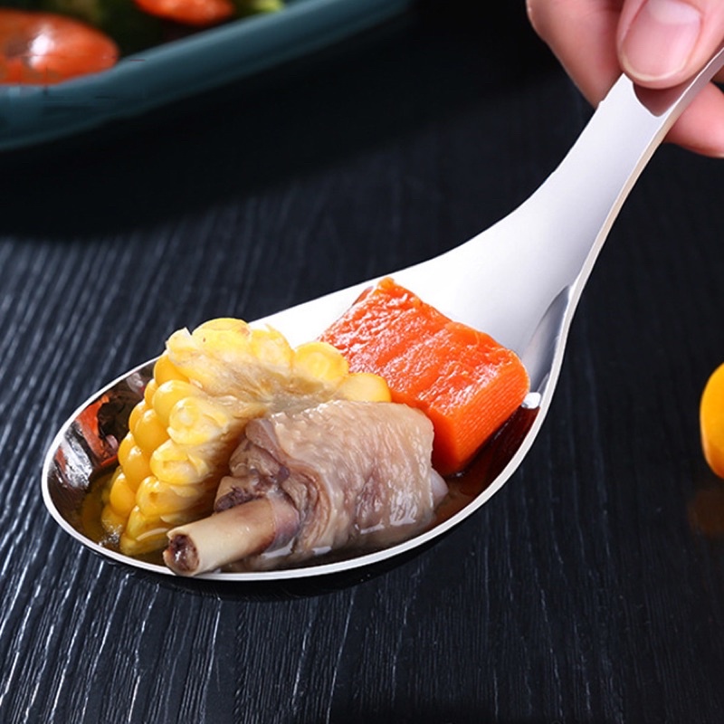 Muôi Múc Canh SSGP Inox 304 có logo giống hình Cao Cấp Đạt Chất Lượng Đức - Trúc Nhiên Boutique