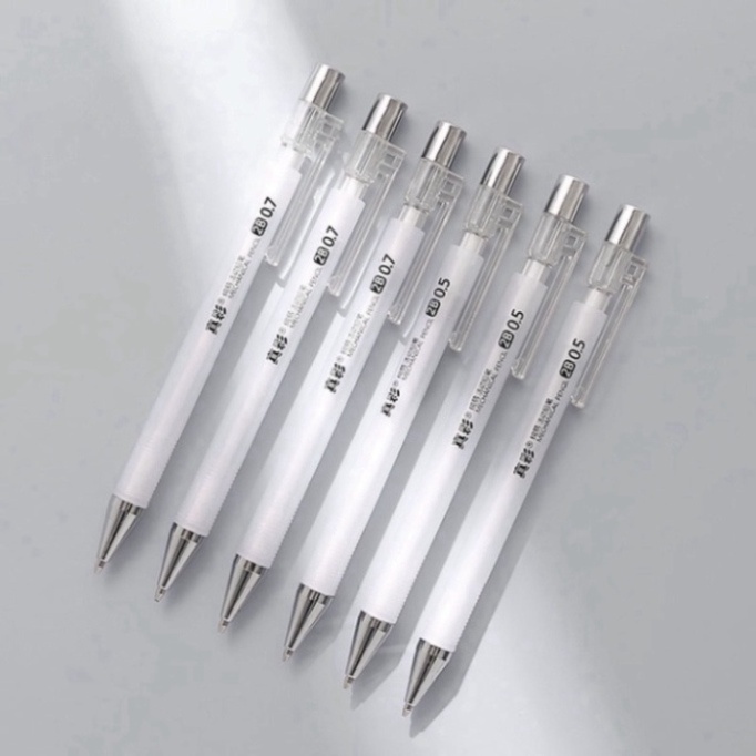 Mẫu mới Mẫu mới Mẫu mới Mẫu mới Bút chì bấm mặt nhám trong suốt ngòi 0.5mm tiện lợi
