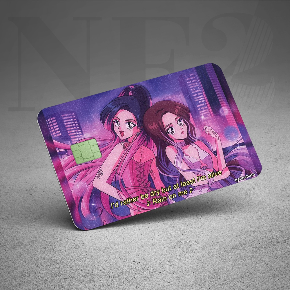 Miếng Dán Trang Trí HANAVBARA - Decal Sticker Thẻ ATM (Thẻ Chung Cư, Thẻ Xe, Debit, Credit) NF2