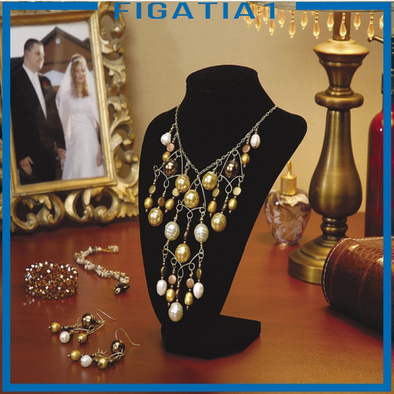 [figatia1] Giá Treo Trang Sức Bằng Nhung Màu Đen