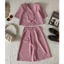 SET BỘ ÁO VEST ĐÍNH NÚT THỜI TRANG PHONG CÁCH QUÝ CÔ SÀNH ĐIỆU ( CÓ SIZE XXL) HIYU STORE