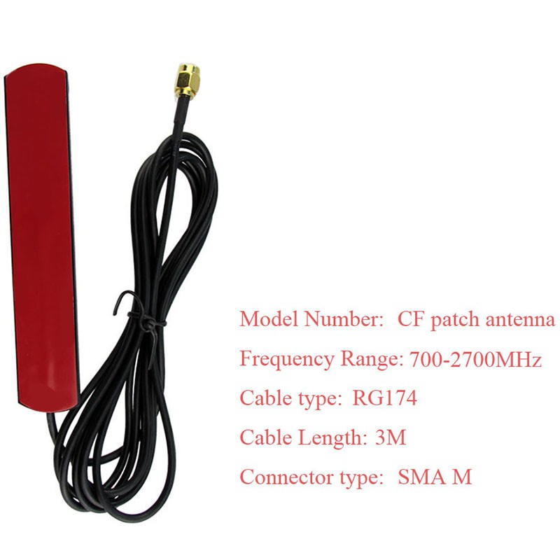 Ăng Ten Miếng Dán 3G 4G LTE 700-2700 MHz 5Dbi SMA Nam Kết Nối Router Cáp Nối Dài Ăng Ten Universale WIFI