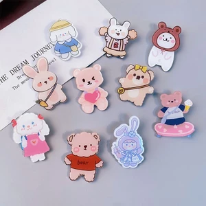 Sỉ Ghim cài balo túi xách,Sticker cài áo, túi xách balo hình VỊT CON dễ thương,KT 3-5cm nhựa acrylic-FADICO
