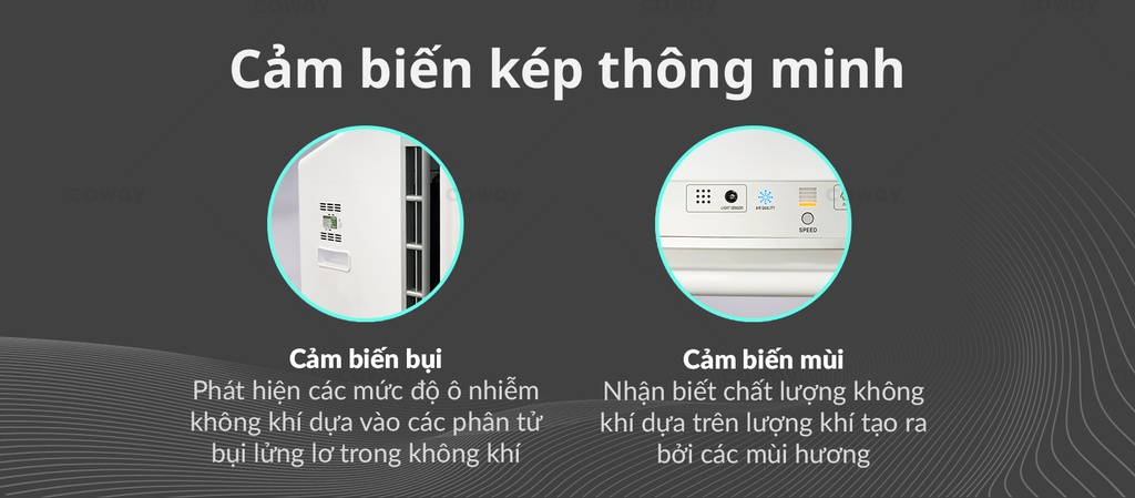 Cảm biến kép Coway Tuba AP-3008FH