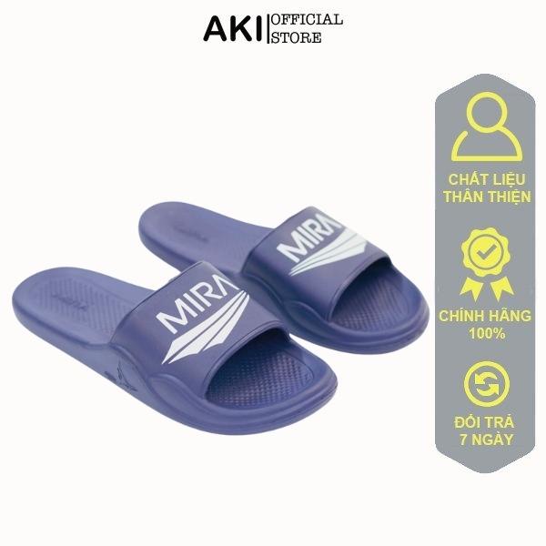 Ảnh Dép Xốp Quai Ngang Mira Tím Than Thể Thao Nam Nữ Chính Hãng 1