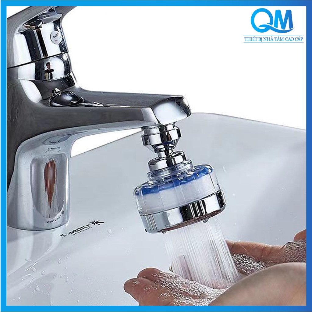 Đầu vòi tăng áp lọc bông loại 3cm, lọc sạch nước cho vòi Lavabo vòi rửa ...