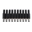 Yoo 10 Cái 5 5x2 5mm Nam Cho DC In-Line Cắm Ổ Cắm Jack Kết Nối Adapter Nhựa C