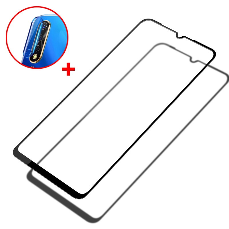 Bảo vệ màn hình toàn keo 2in1 Vivo S1 V15 Pro V9 Y12 Y15 Y17