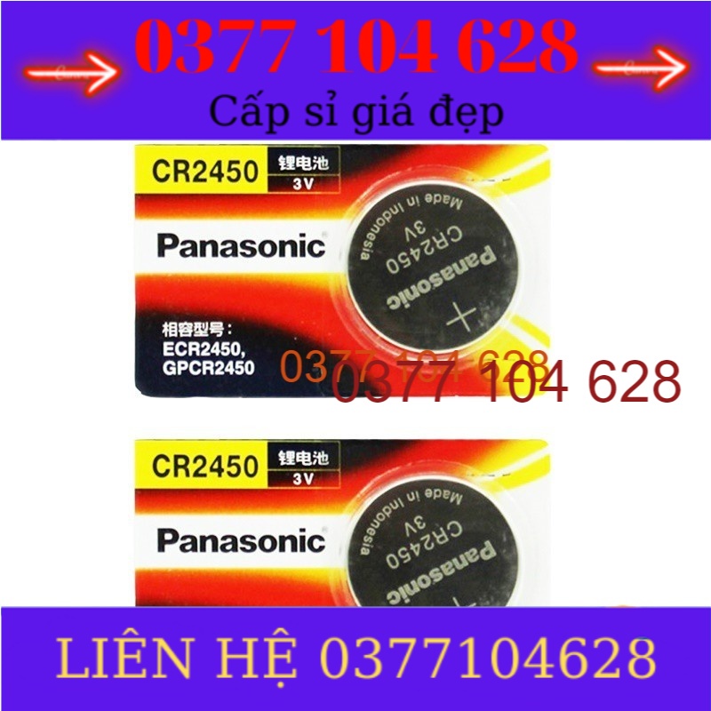 Pin Cr2450 Panasonic Lithium 3v Shopee Việt Nam 