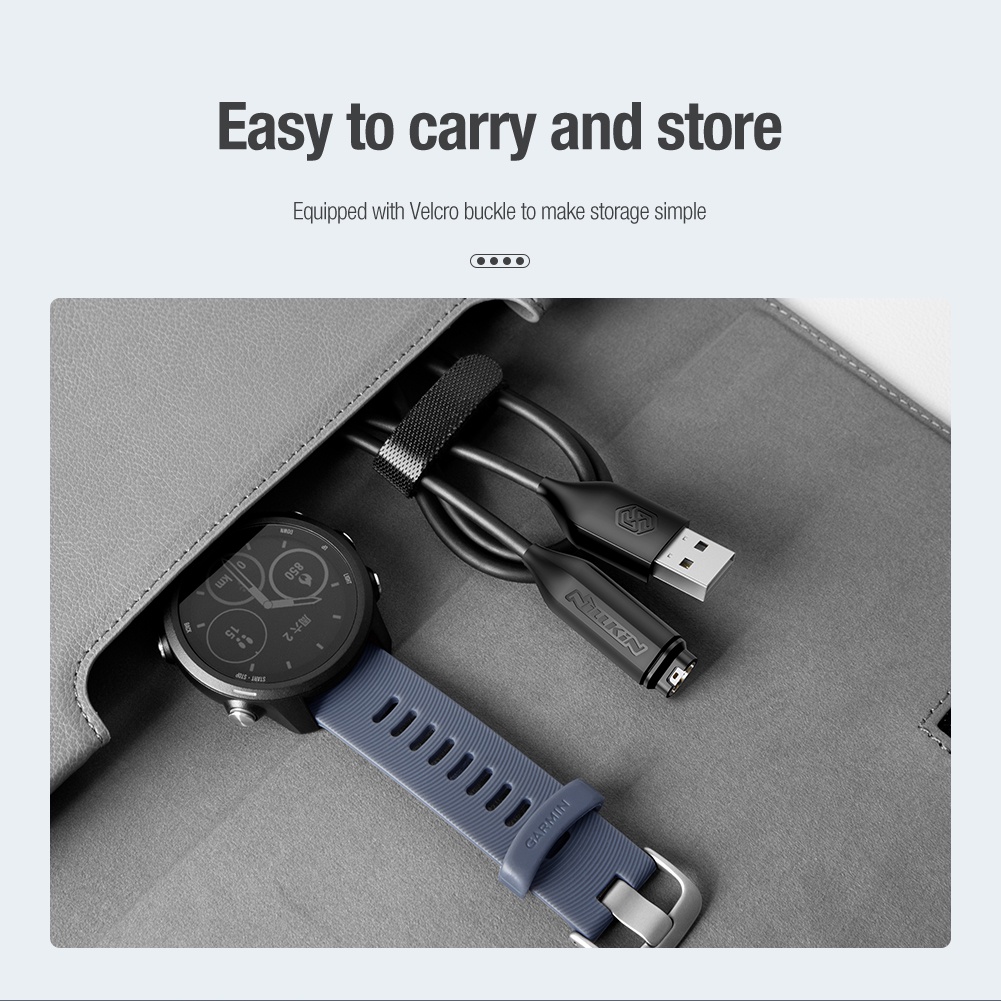 Ảnh Dây cáp sạc nhanh NILLKIN 1m cho đồng hồ Garmin 4