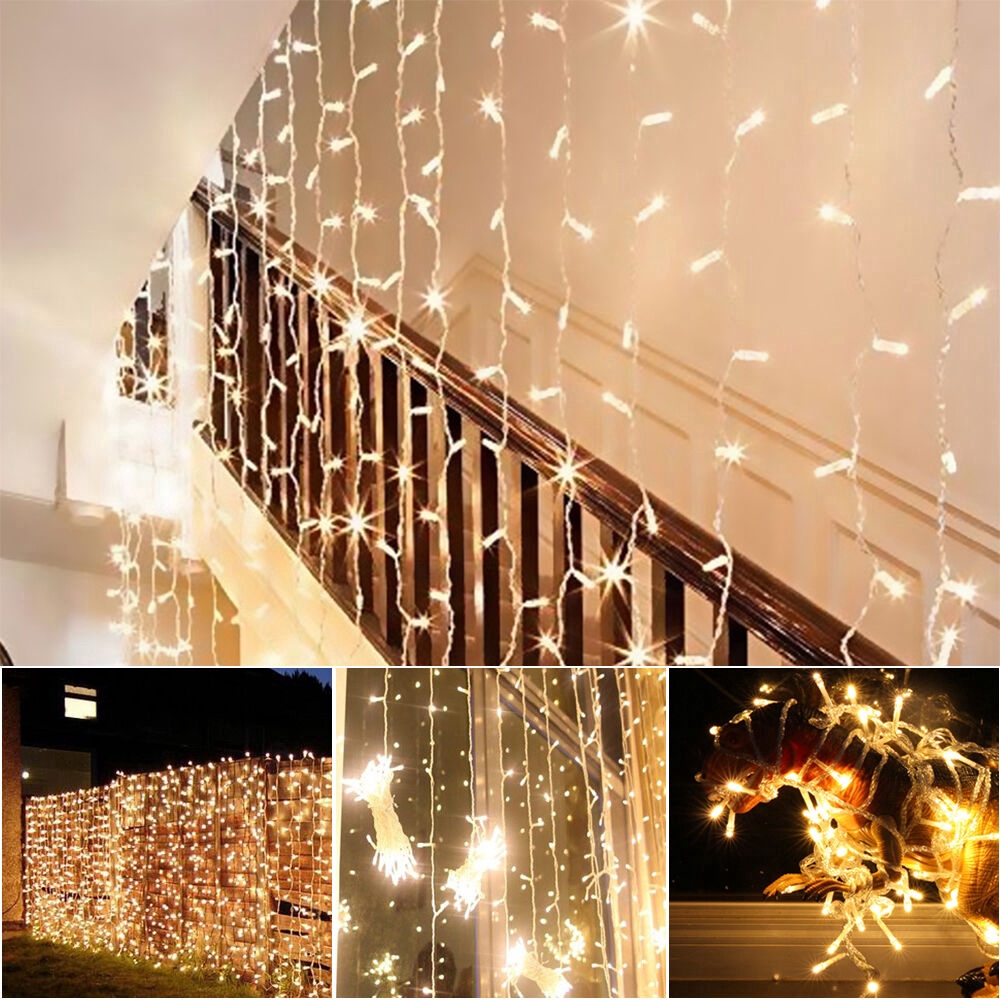 Dây Đèn LED Trang Trí Rèm Cửa 20 Bóng 3M | Shopee Việt Nam