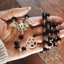 Yoo Mân Côi Vòng Cổ Gothic Bạc Bát Mặt Dây Chuyền Pagan Pentagram Mặt Dây Chuyền Vòng Cổ