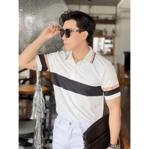 ÁO THUN NAM CỔ TRỤ TAY NGẮN CHẤT THUN COTTON CO GIÃN ĐẶC BIỆT MỀM MỊN - THOÁNG MÁT DỄ CHỊU HIYU FASHION