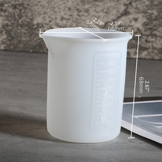 Cốc silicon đo lường làm trang sức 100ml