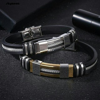 Vòng tay nam titanium BHLT102